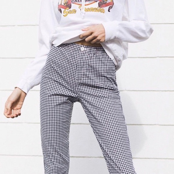 Brandy Melville Pants - Brandy Melville gingham pants